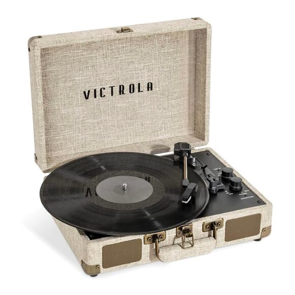 Victrola Journey+ Portable Turntable: Classic Vinyl Experience Record Player - Picture 3 of 8